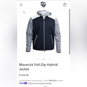 NWT Graham Luxe Maverick Hybrid Jacket
